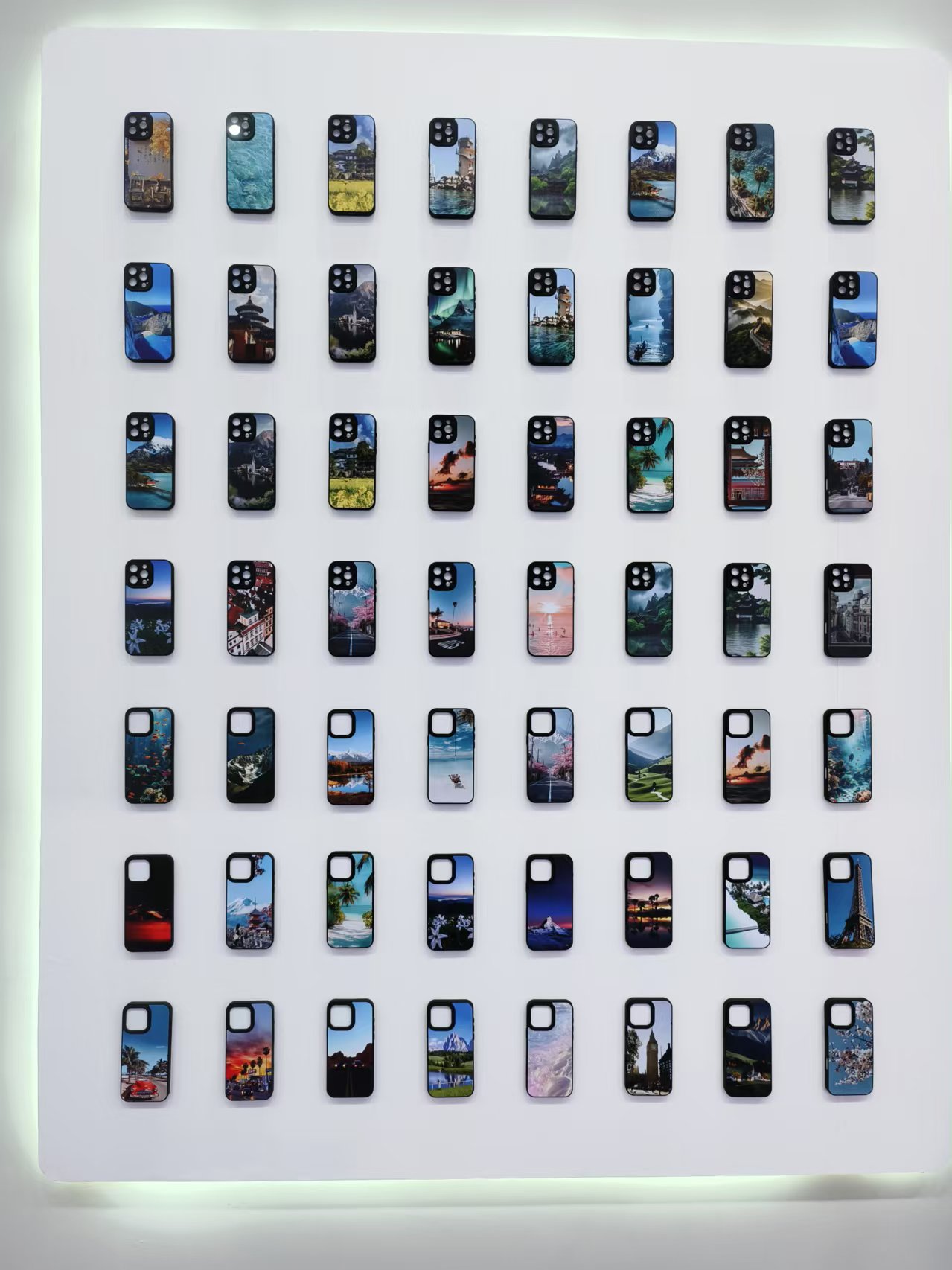 Phone case on display