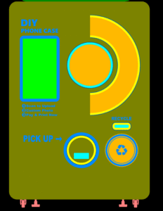 Are there different costs based on customization options for DIY phone case vending machines?
