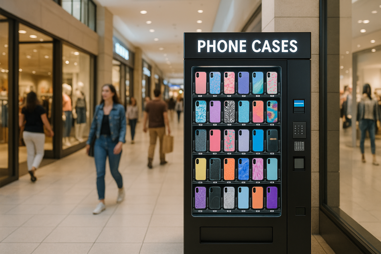 phone case vending machine mall location