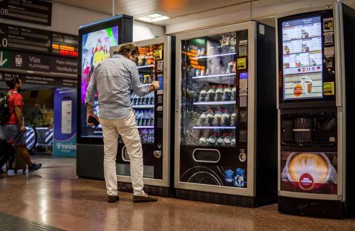 New vs used vending machine costs