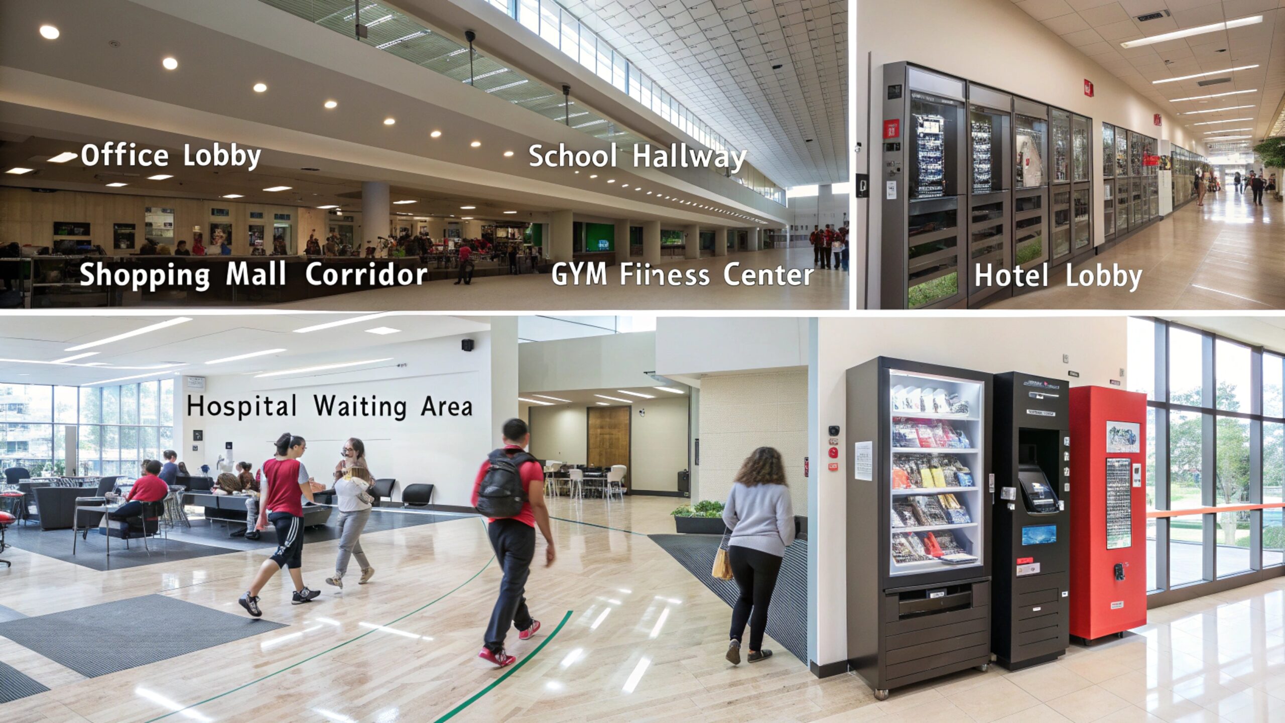 types of vending machine locations