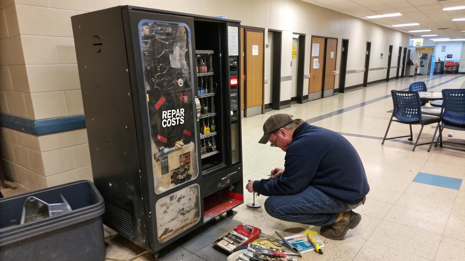 vending machine repair costs