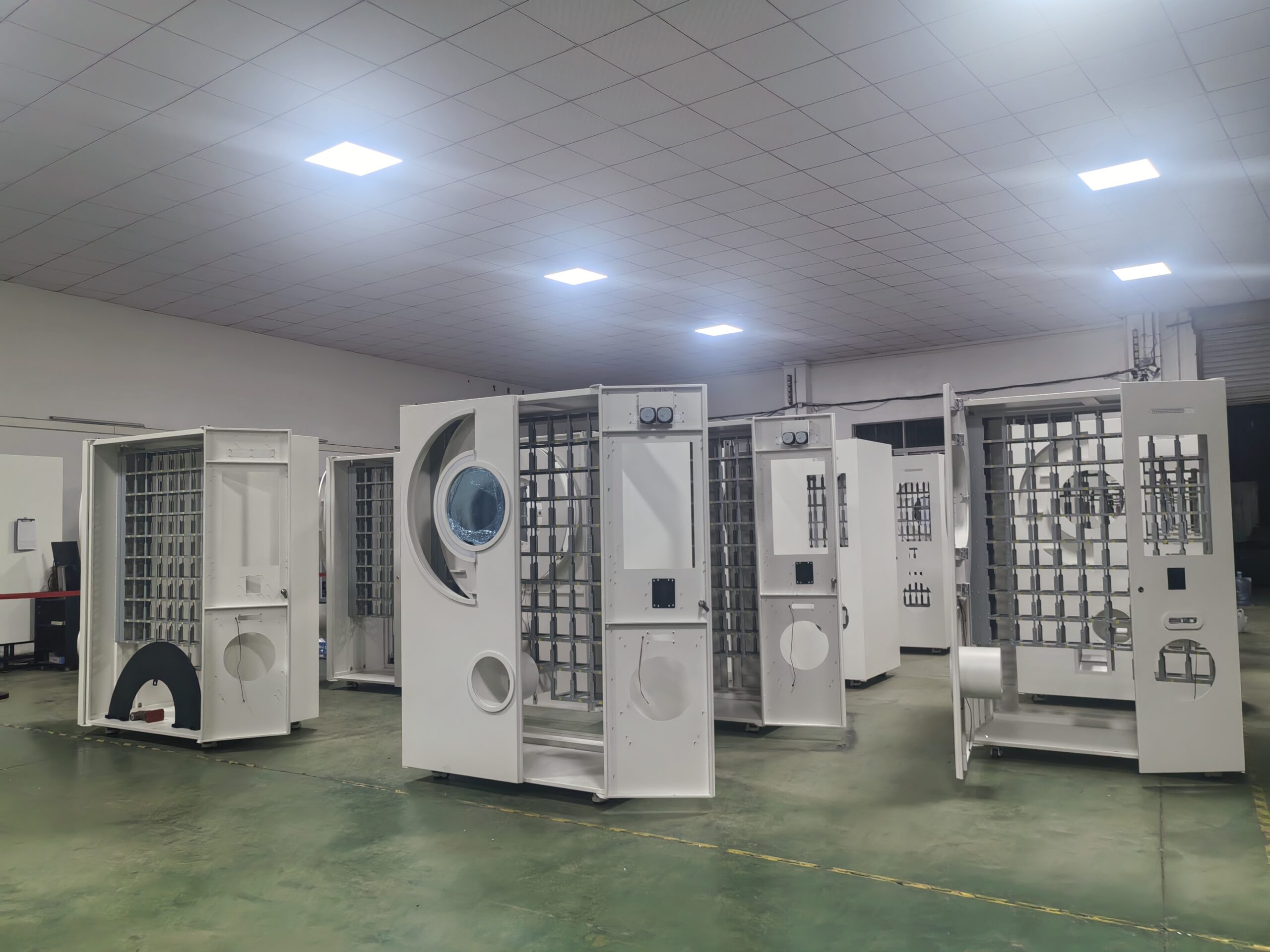 Professional installation of a phone case printing vending machine