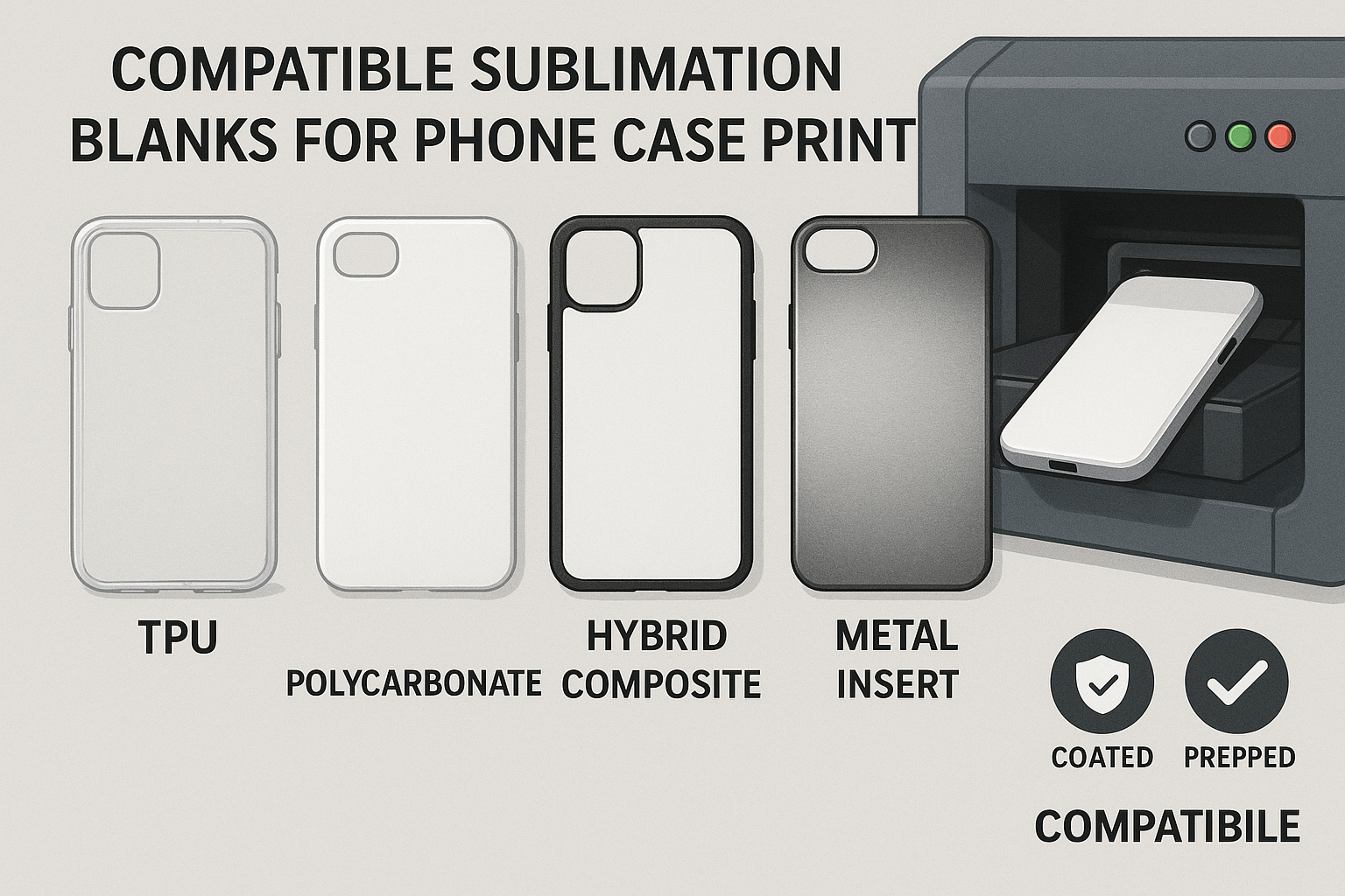 blank phone cases TPU polycarbonate
